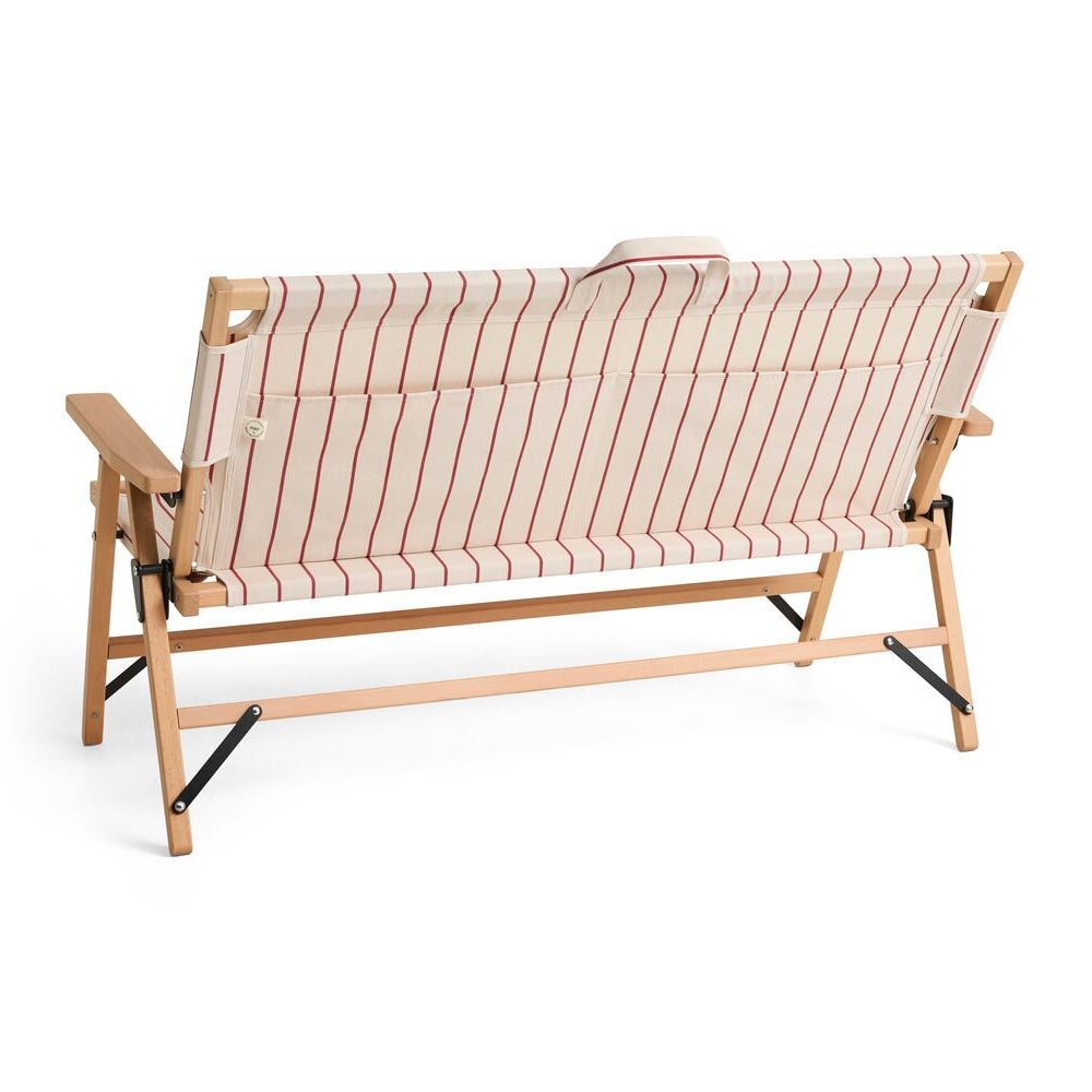 x Jasper Morrison foldesofa - Beige with red stripe